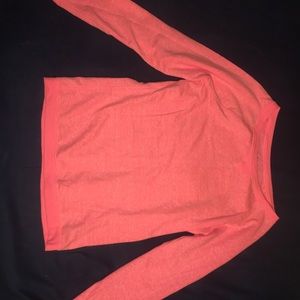 bright pink long sleeve.